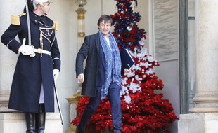 Nicolas Hulot quitte l'Elysée le 3 janvier 2018.