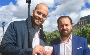 Yann Pinoges (à gauche) et David Rauly ont lancé un pass proposant des bons plans à Bordeaux.