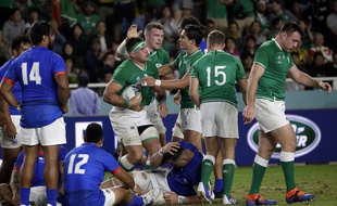 Les Irlandais face aux Samoans