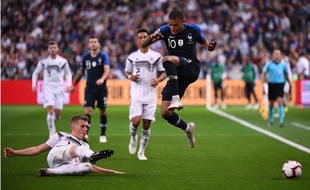 Mbappé, contre l'Allemagne