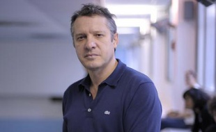 Thierry Rey, directeur du développement et du haut niveau du Lagardère Paris Racing, le 16 septembre 2008, dans les locaux du club, rue Eblé, à Paris.