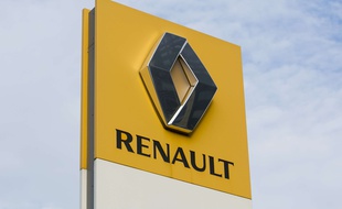 Le logo du groupe automobile français Renault.