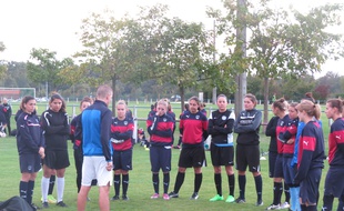 Les Girondines à l'entraînement au Taillan, le 6 octobre 2015.
