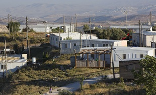 La colonie illégale d'Amona, installée en Cisjordanie, près de Ramallah.