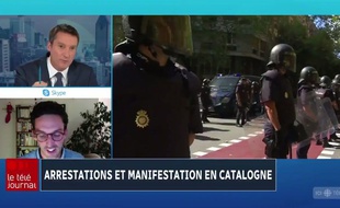 Le journaliste a du interrompre son duplex.
