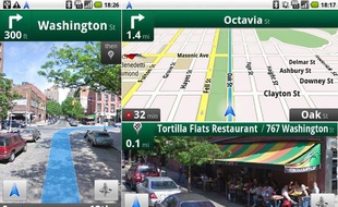 Google Maps Navigation, disponible sur les téléphones sous Android 2.0