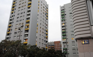 Des immeubles du quartier Mistral, à Grenoble, le 12 octobre 2010.