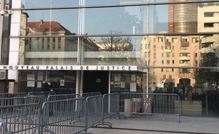 Le palais de justice de Lyon.
