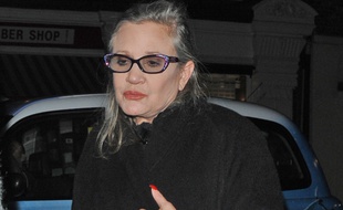 L'actrice Carrie Fisher à la Chiltern Firehouse de Londres en décembre 2016