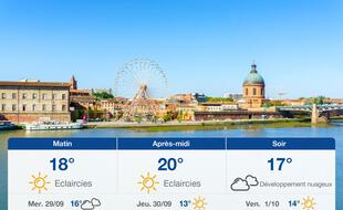 Météo Toulouse: Prévisions du mardi 28 septembre 2021