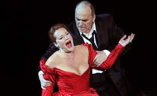Des chanteurs lyriques interprètent «Tosca» en 2010 (illustration).