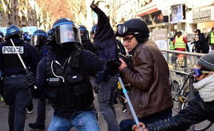La manifestation du 10 décembre 2019 à Lyon avait été émaillée d'affrontements.