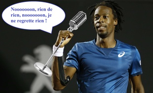 Gaël Monfils explique qu'il n'a aucun regret au sujet de sa carrière.
