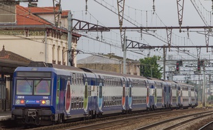 Un transilien en Ile-de-France. (Illustration)