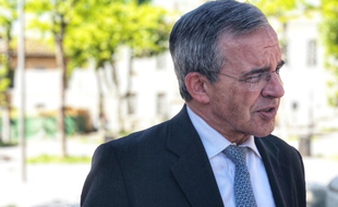 Thierry Mariani lors de la campagne des régionales le 4 mai en 2021