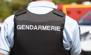 Un gendarme. (illustration)