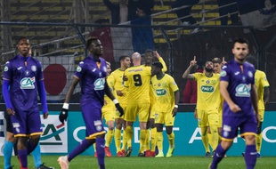 La joie des Nantais sur l'ouverture du score de Coulibaly.