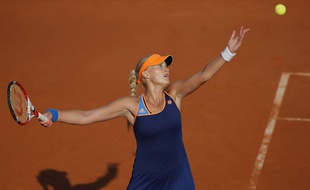 Kristina Mladenovic à Roland-Garros le 31 mai 2014.