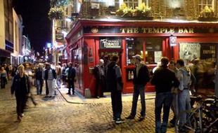 Le quartier de Temple Bar, à Dublin.