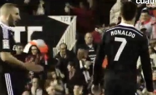 Cristiano Ronaldo et Karim Benzema, le 4 janvier 2014 à Valence.