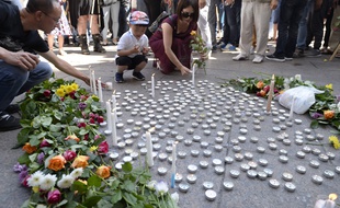 Hommage le 14 août 2016 à Aubervilliers à Zhang Chaolin.