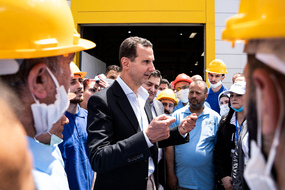 Bachar al-Assad, en campagne électorale, brigue un quatrième mandat présidentiel.