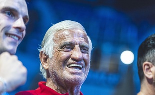 Jean-Paul Belmondo, acteur, le 13 juillet 2019 à Antibes