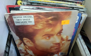 Des disques de George Michael (illustration).