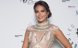 Vaimalama Chaves, Miss France 2019, à la soirée de Gala caritatif de l'association