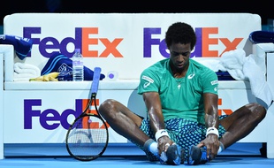 Gaël Monfils aux Masters le 15 novembre 2016.
