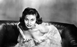 Magali Noël, à l'affiche de Du rififi chez les hommes, en 1955.
