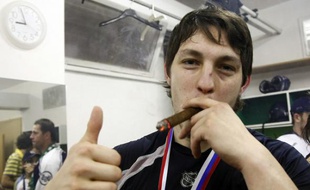 Ladislav Scurko après le titre de champion de Slovaquie de son équipe de Kosice, ce hockeyeur 23 ans vient d’avouer le meurtre d’un arbitre.
