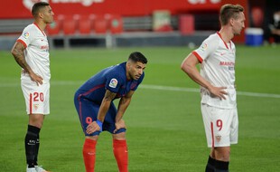 Luis Suarez n'a pas marqué face à Séville dimanche.