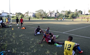 Un joueur du championnat gabonais de football est décédé à Libreville après s'être écroulé en plein match, le 2 mars 2019 (photo d'illustration).