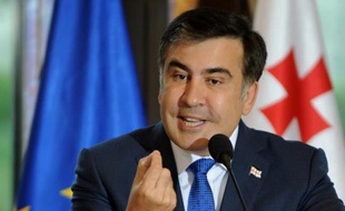 Mikheïl Saakachvili le 9 juillet 2013 à Tbilissi