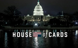 Capture d'écran du générique de la saison 4 de «House of Cards».