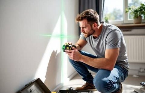 Pour des travaux ultra précis à petit prix : niveau laser DEXTER en promo à 32,90 € chez Leroy Merlin jusqu’au 19 août !