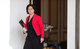 La ministre du Logement Sylvia Pinel devant l'Elysée le 26 juin 2015.
