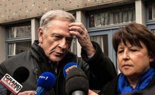 Pierre de Saintignon et Martine Aubry le 6 décembre 2015 à Lille