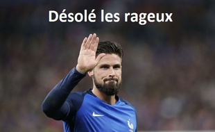 Olivier Giroud a rejoints Djorkaeff au classement des meilleurs buteurs de l'histoire tricolore.