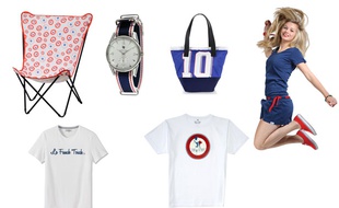 Fauteuil Cocorico Lafuma, montre Lip, sac 727 Sailbags, T-shirt Jules, T-shirt Marianne 1789 Cala, Silhouette Picture.