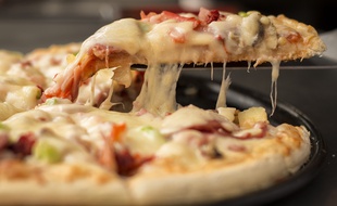 Illustration d'une pizza.