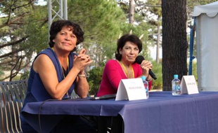 Michèle Rivasi et Corinne Lepage à Calvi
