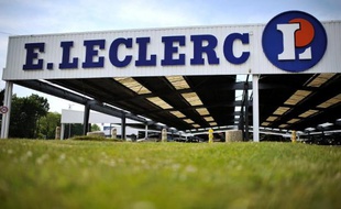 Une enseigne du géant de la distribution E. Leclerc.