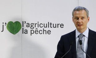 Bruno Le Maire lors d'une conférence de presse au ministère de l'Agriculture, mardi 4 août.