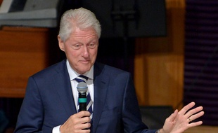 L'ancien président des Etats-Unis Bill Clinton à Miami