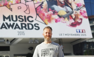 Jacques Grimal, ce jeudi, sur le parvis du Palais des festivals