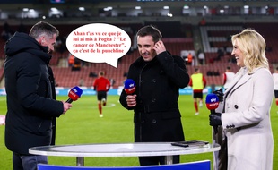 Gary Neville,, profession sniper chez Sky Sport.