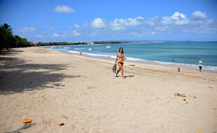 Une des nombreuses plages paradisiaques de Bali, illustration