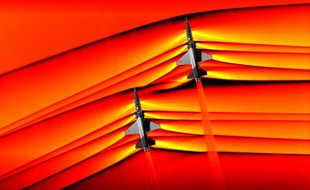 La NASA a pris des photos sans précédent des ondes de choc provoquées par deux avions supersoniques.